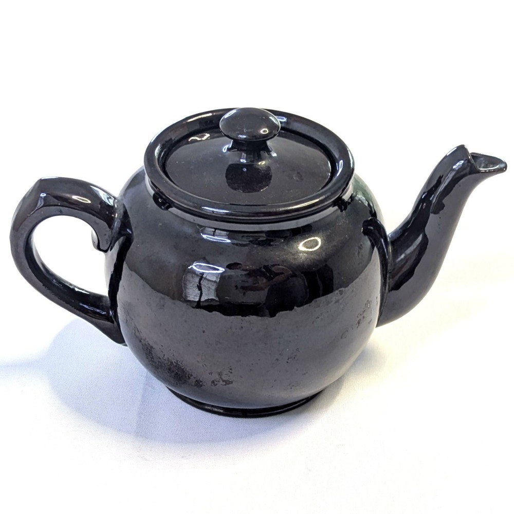 Sadler England Brown Betty Glazed Ceramic Teapot Vintage Staffordshire Pottery